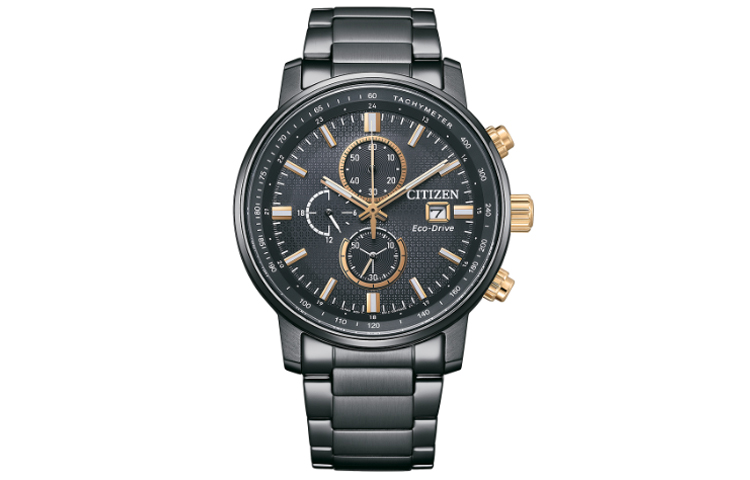 

CITIZEN Часы Light Powered Quartz Movement Stainless Steel Strap Watch Men's Watch Black Dial CA0846 81E, Black Dial