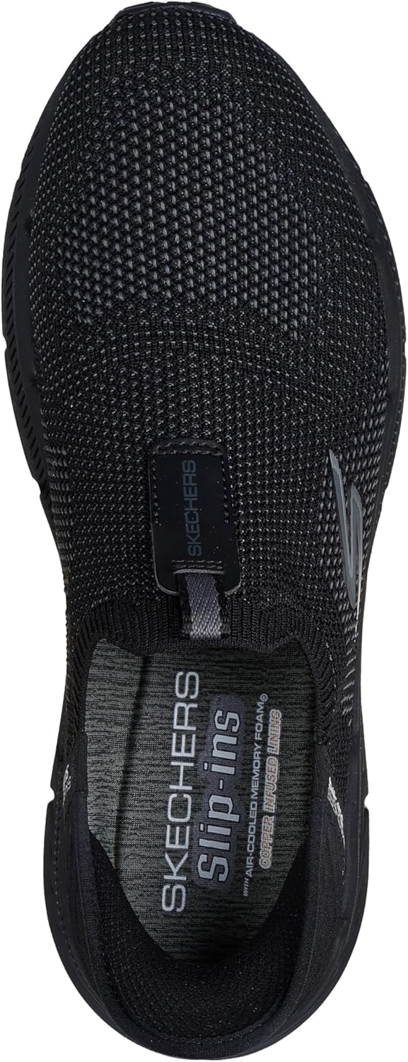 Мужские слипоны Skechers Max Cushioning Premier 2.0, черный — фото 3