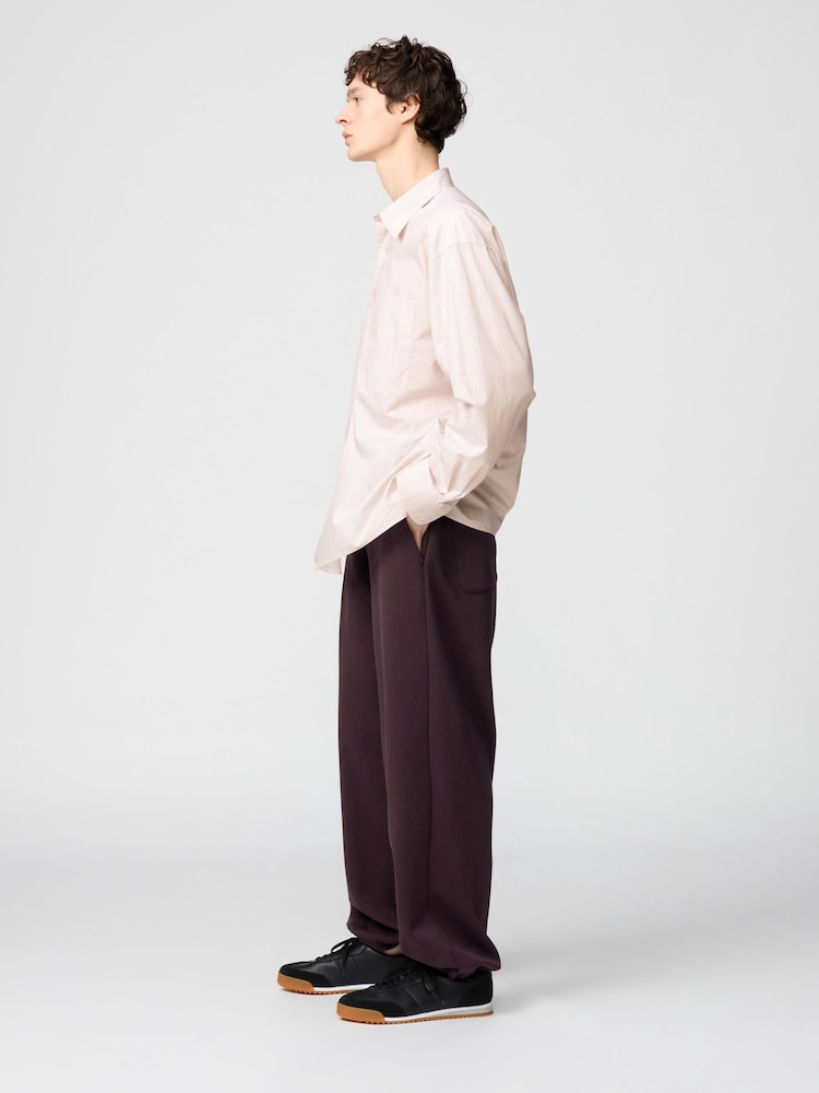 Спортивные широкие брюки/длинные Uniqlo, серый — фото 3
