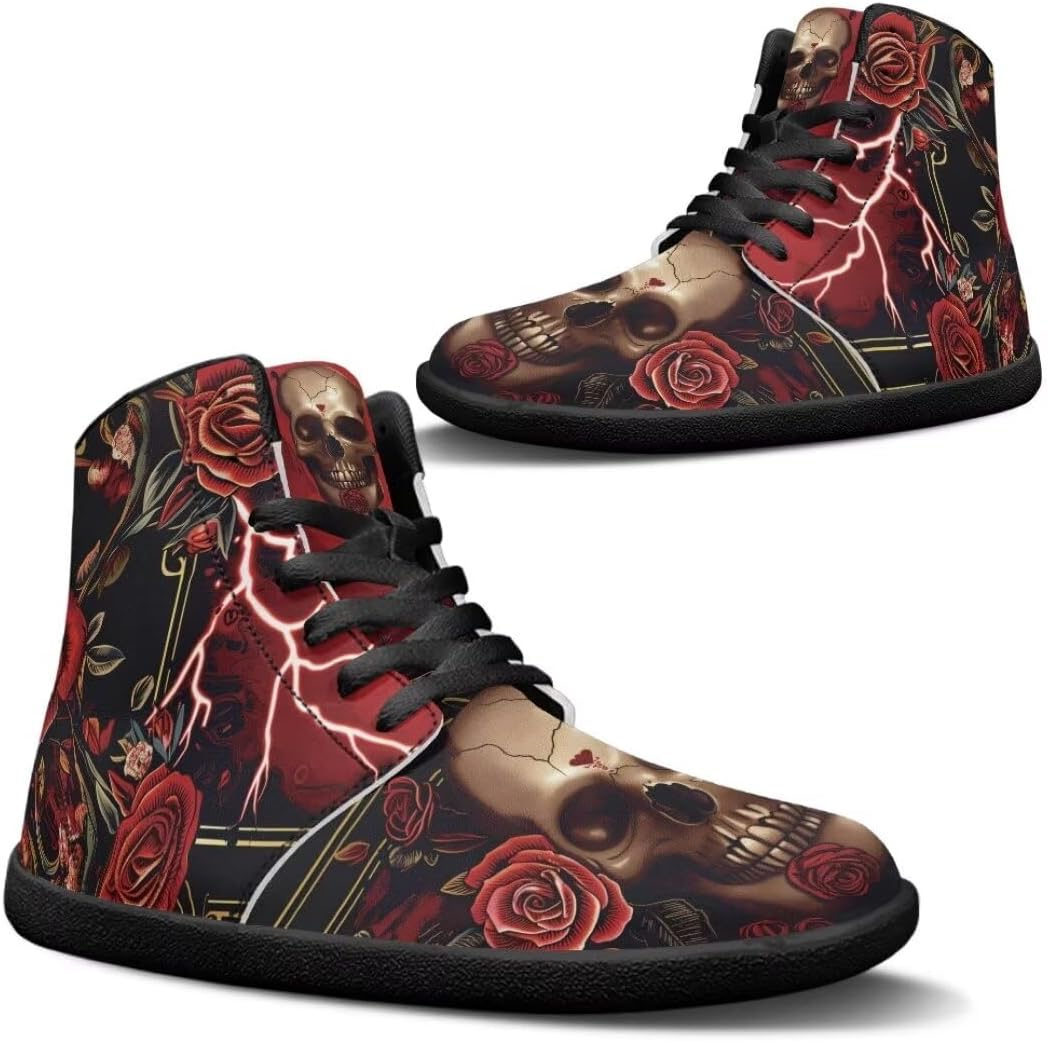 

Мужские босоножки Легкие противоскользящие повседневные кроссовки Высокие спортивные кеды с нулевой подошвой Getelinseng, розовый