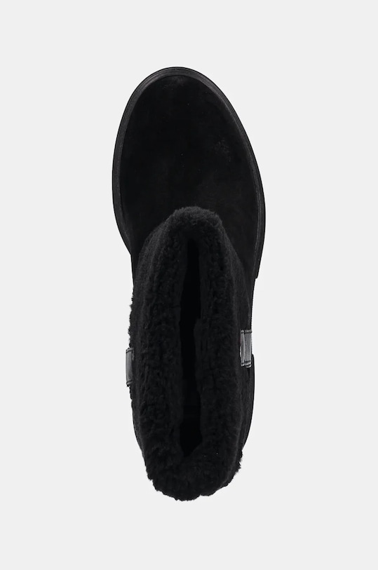 Замшевые ботинки Faux Fur Suede Roll-Down Boot Tommy Hilfiger, черный — фото 4