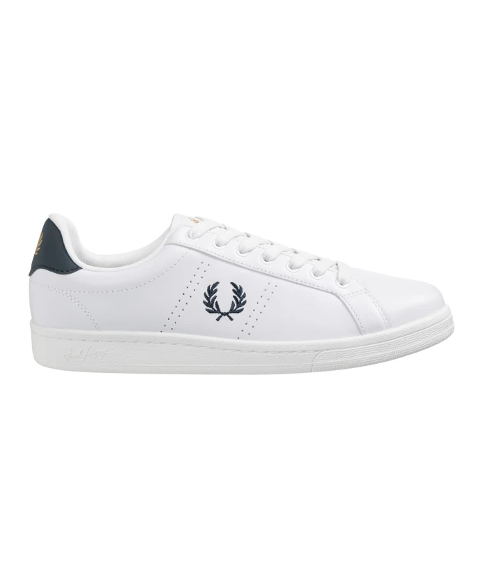 

Кожаные кроссовки на шнуровке Fred Perry, белый