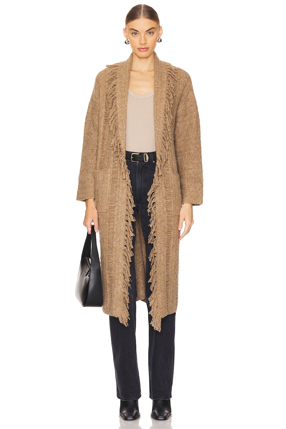 

Длинный кардиган altura Line & Dot, цвет toffee