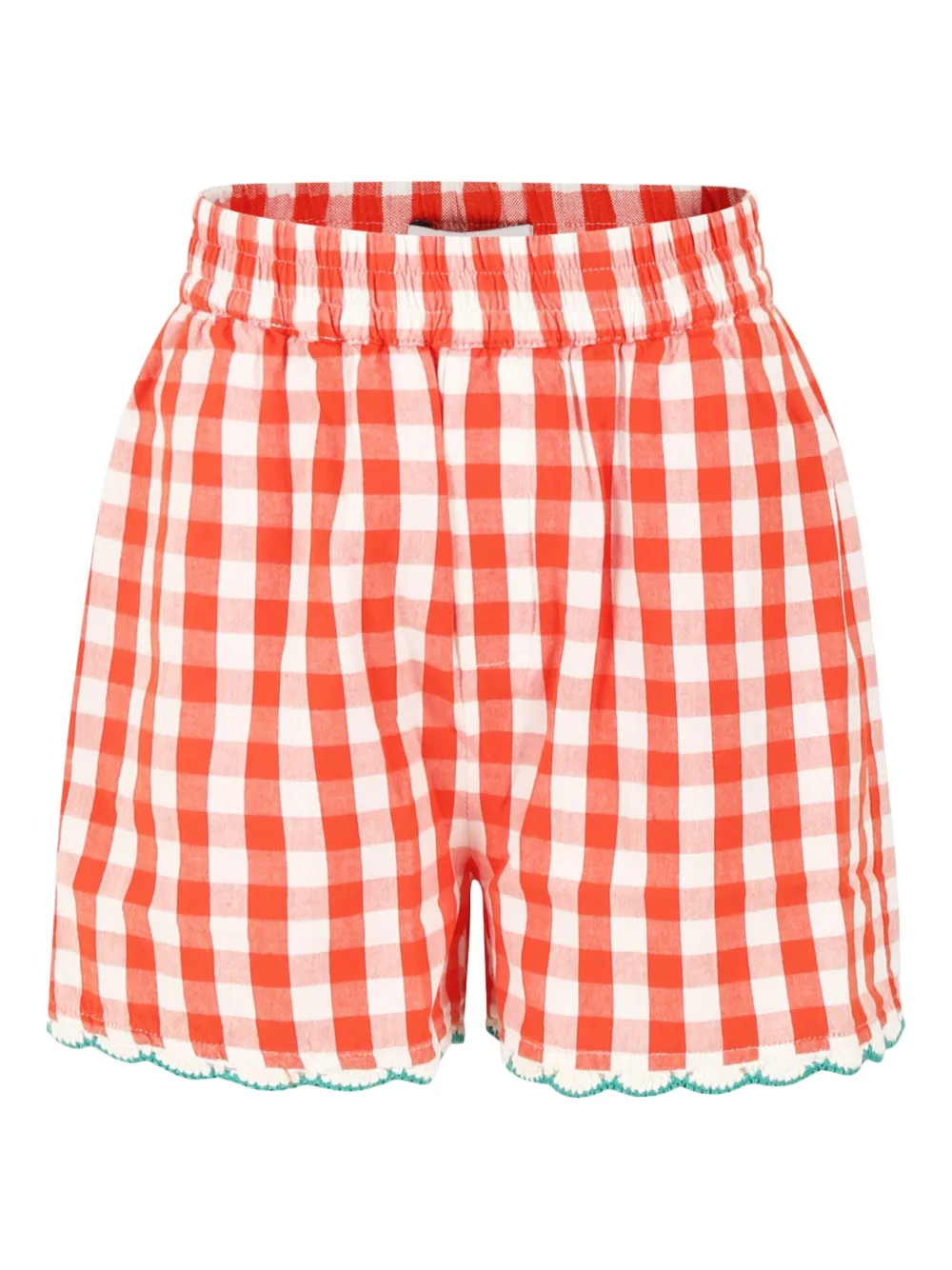 

Шорты в клетку Stella McCartney Kids, красный