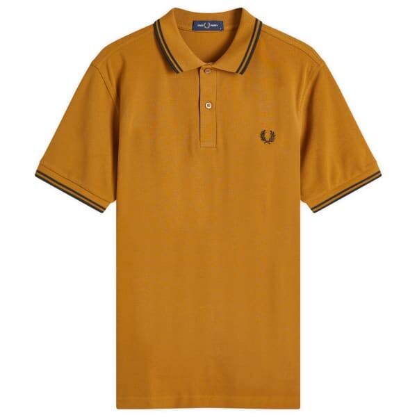 

Поло с двумя наконечниками Fred Perry, черный