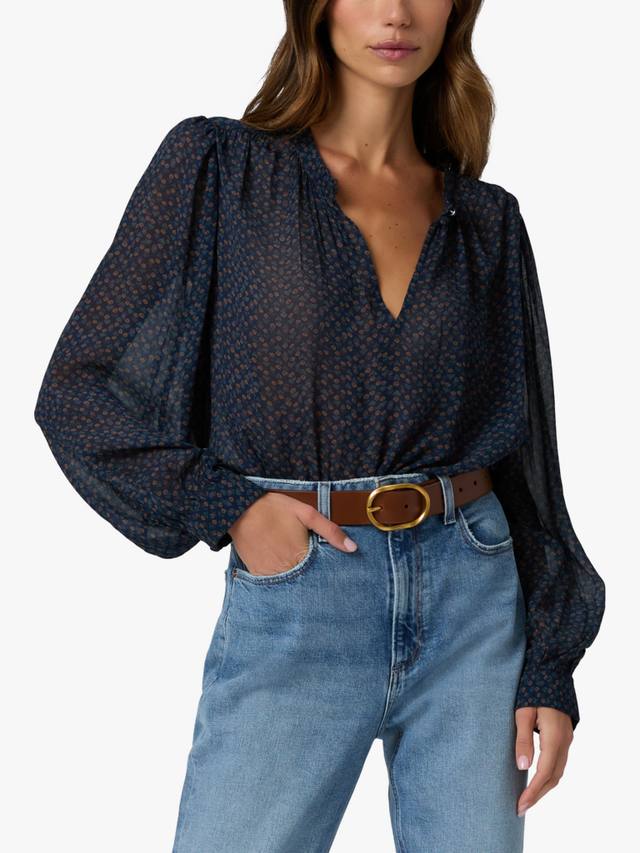 

Блузка Bibiana с цветочным принтом Ditsy PAIGE, Navy/Multi