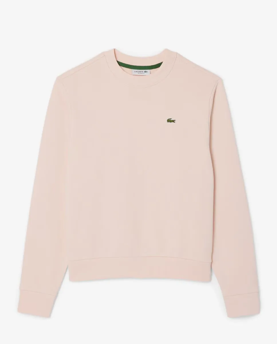 

Женский флисовый свитшот с круглым вырезом Lacoste, цвет Rosa