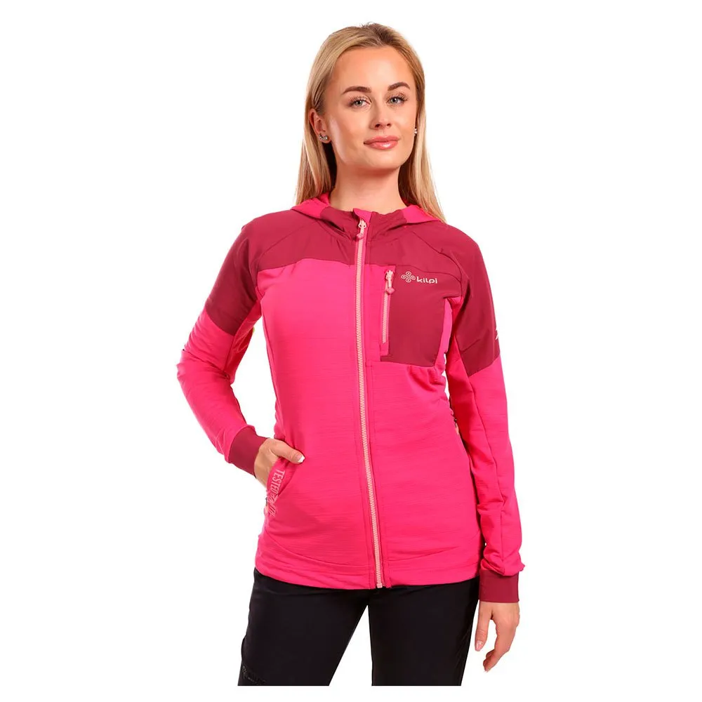 

Флис Kilpi Memphis full zip, розовый