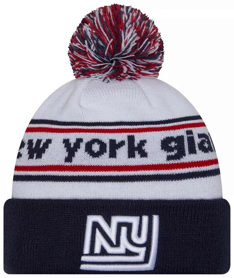 

Мужская цветная вязаная шапка New Era New York Giants Team Team с полосками