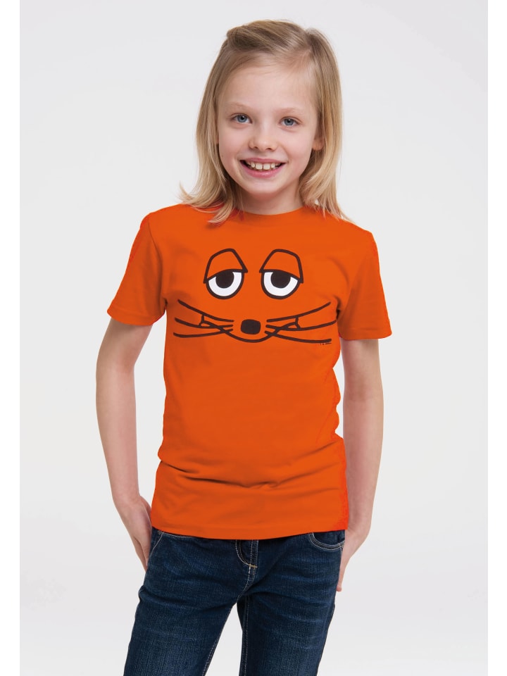 Футболка Мышь - лицо оранжевого цвета Logoshirt — фото 2