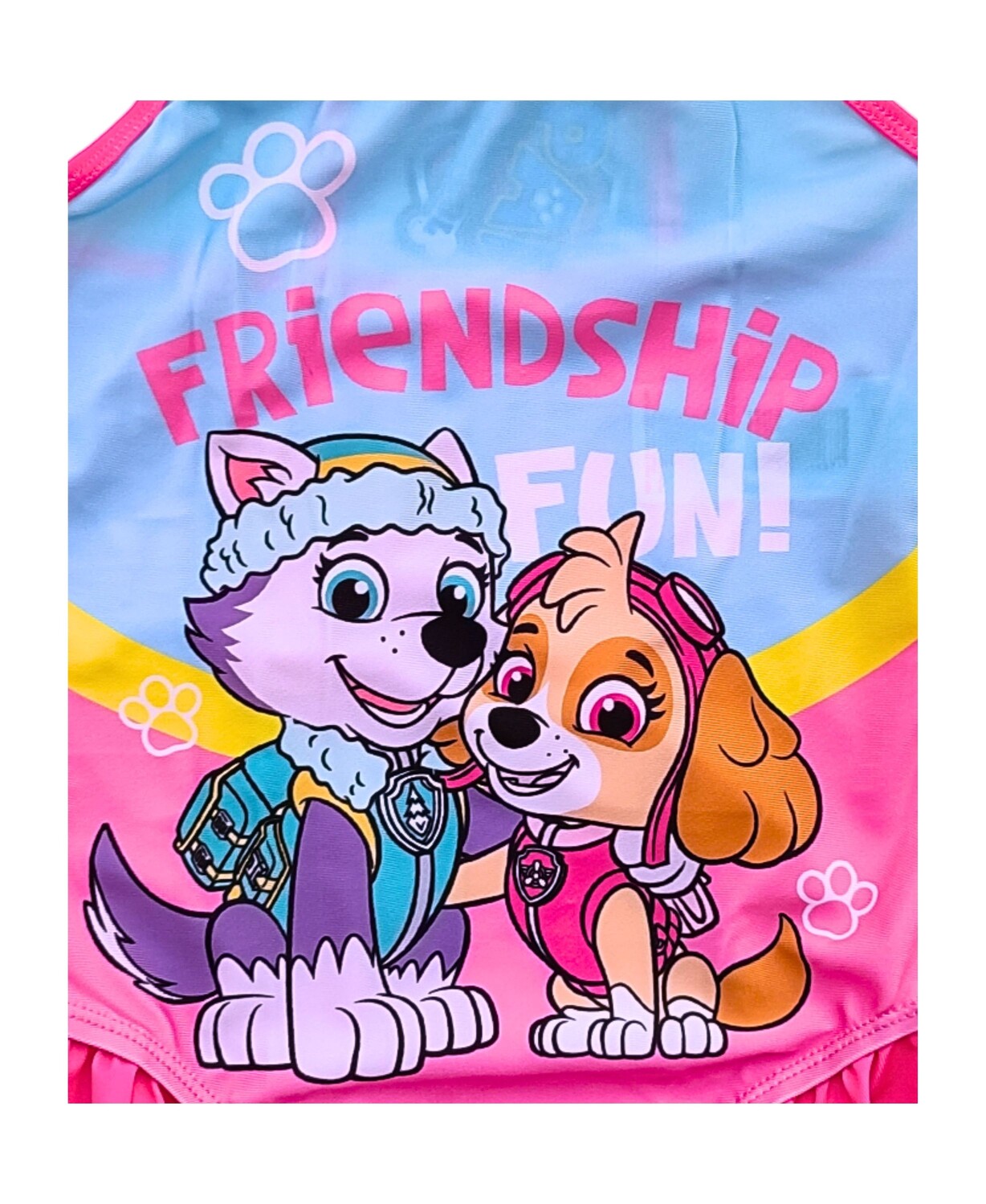 Купальник Paw Patrol mit Rüschendetails Paw Patrol Skye & Everest, розовый — фото 2