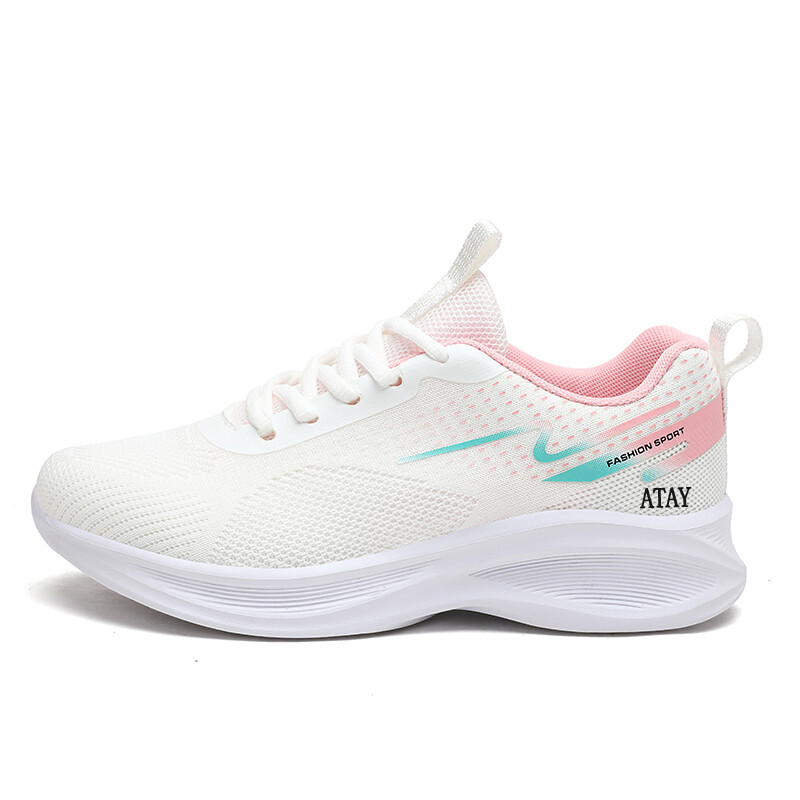 

Кроссовки женские с низким верхом Atay, черный/розовый