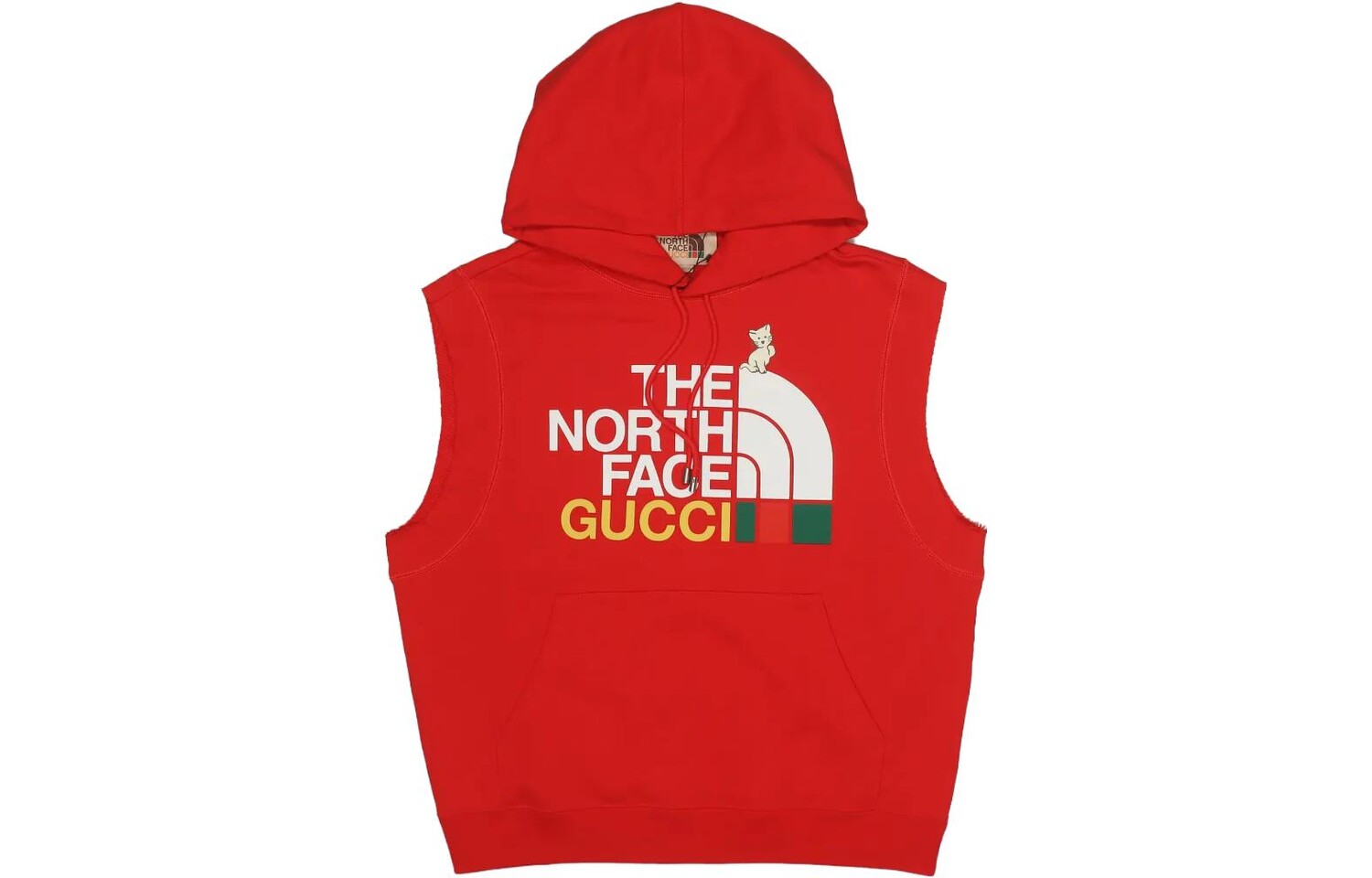 Толстовка The North Face X Gucci, красная — фото 4