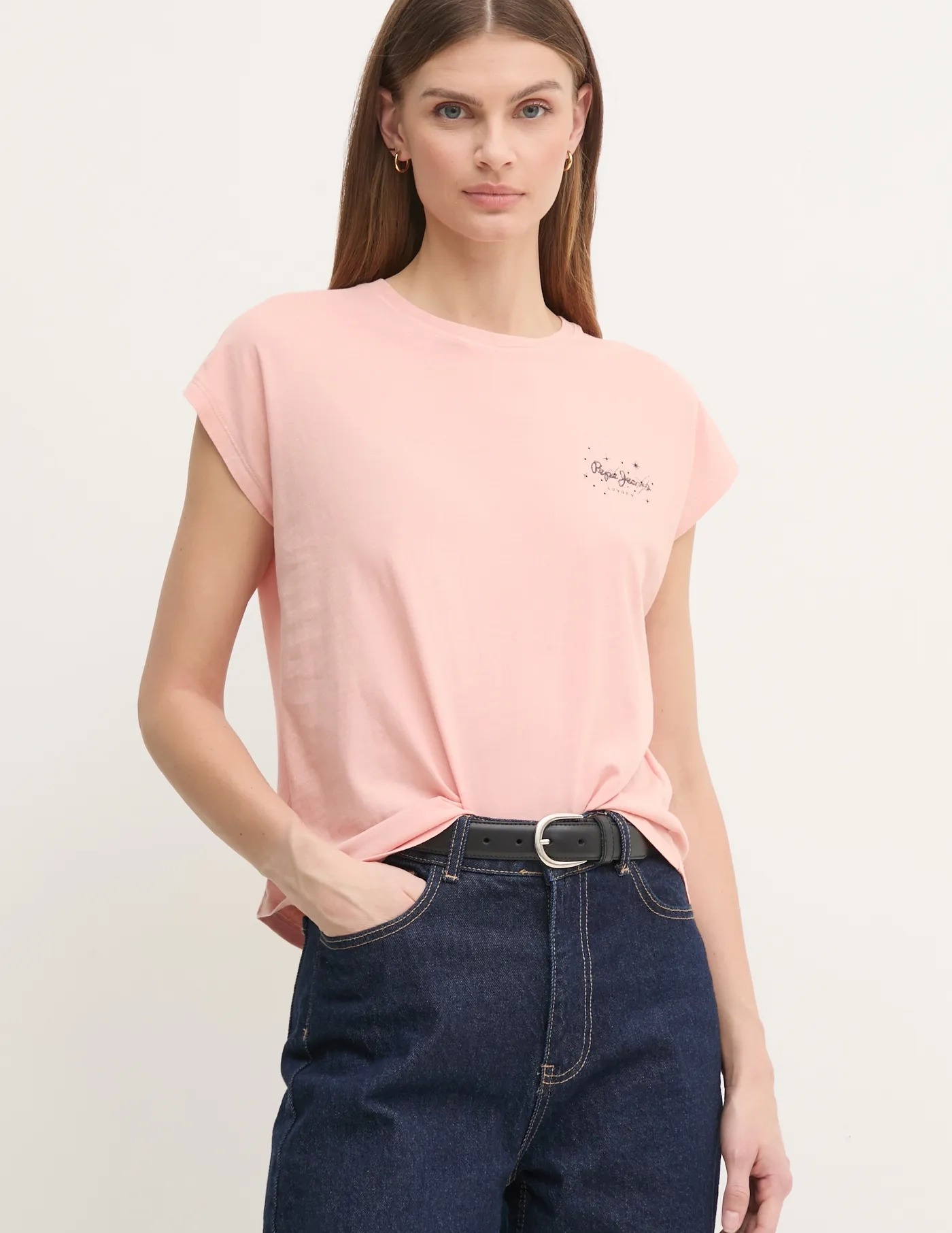 

LORENA хлопковая футболка Pepe Jeans, розовый