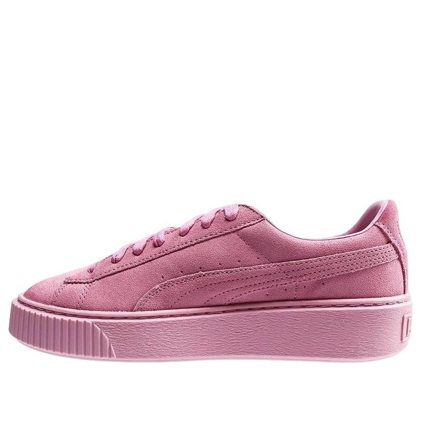 Кеды (WMNS) PUMA Basket Platform Reset PUMA Prism Pink, красный