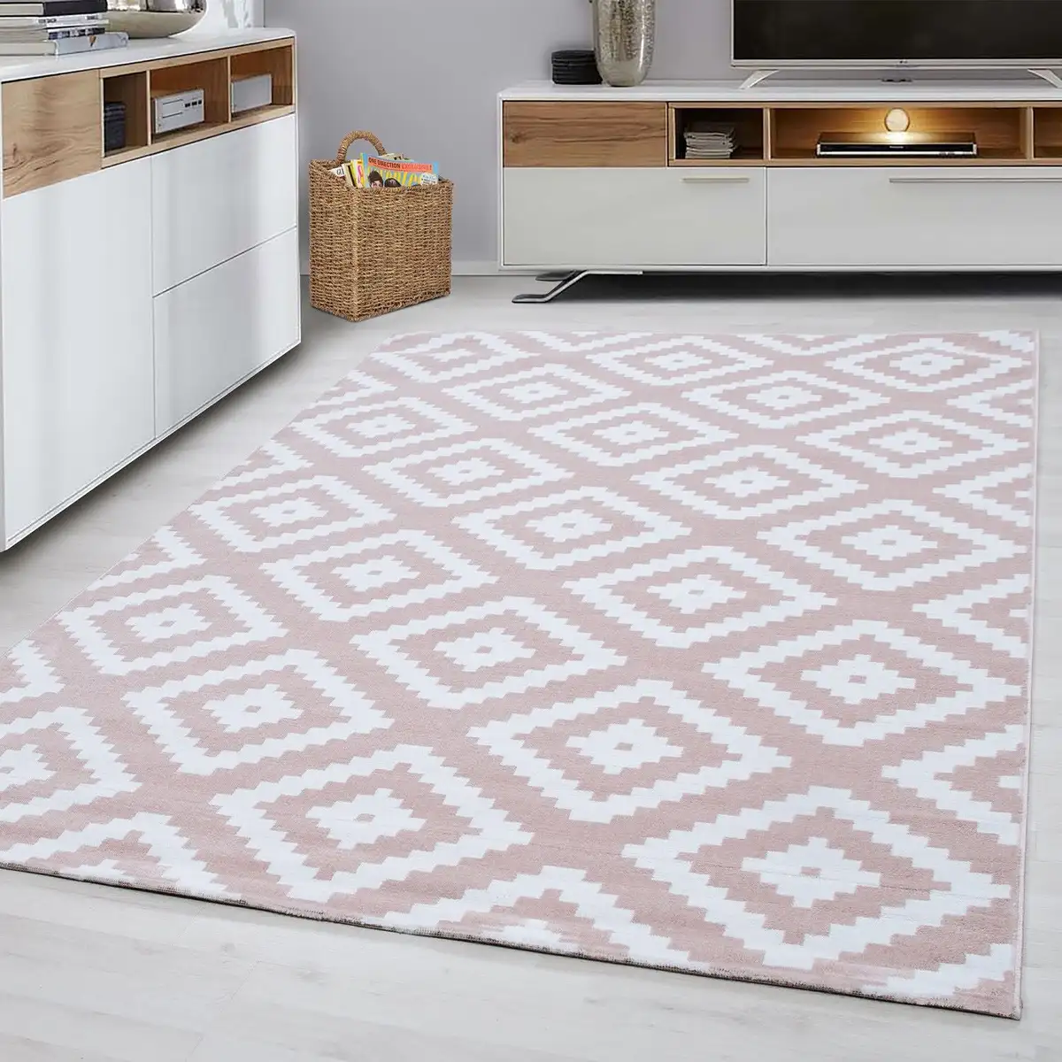 

Ayyildiz Carpets Ковер "Plus 8005", прямоугольный, гостиная Ayyildiz Teppiche 120х170 см, розовый