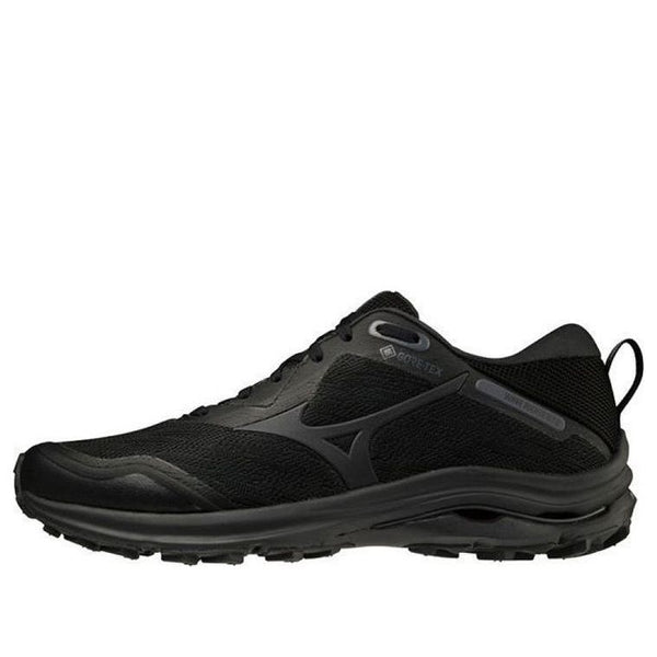 

Кроссовки wave rider gore-tex 4e wide 'black' Mizuno, черный