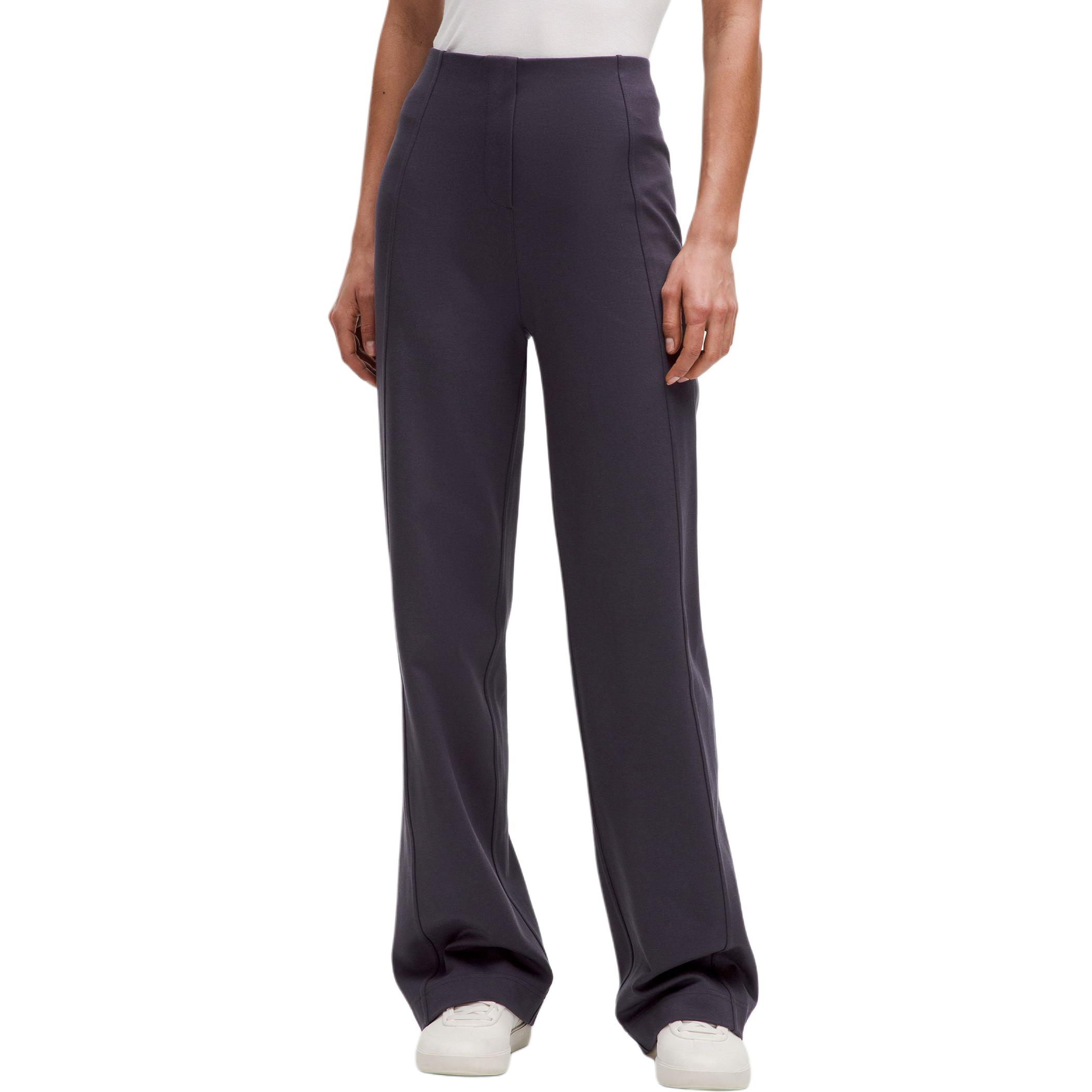 

Женские повседневные брюки прямого кроя Lululemon, Night/Bknt