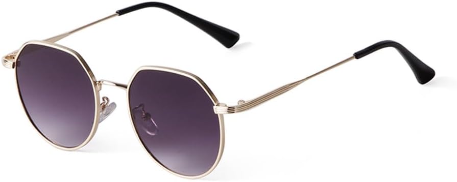 

Металлические коричневые солнцезащитные очки для мужчин и женщин, винтажные солнцезащитные очки с градиентными линзами, круглые солнцезащитные очки для мужчин и женщин VFDHN, C6