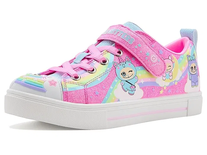 Кроссовки со светодиодами Twinkle Sparks 314475L SKECHERS KIDS, Pink/Multi