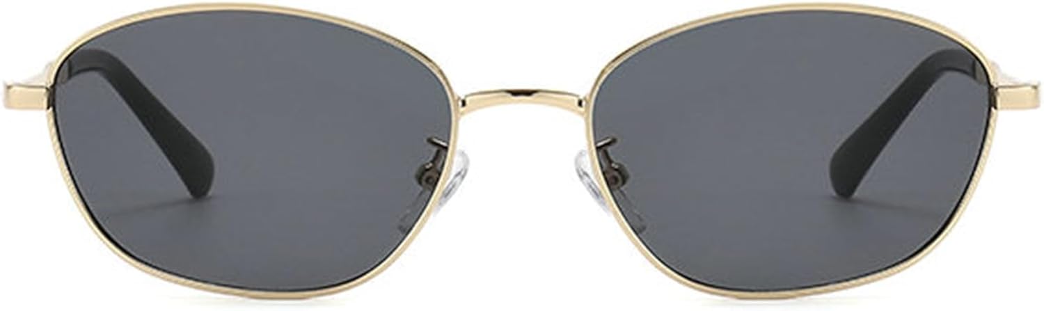 

Солнцезащитные очки Helena Fashion Oval для женщин, в стиле 90-х, дизайнерские, с металлической оправой, классические винтажные круглые, с защитой от УФ-излучения UV400, C2