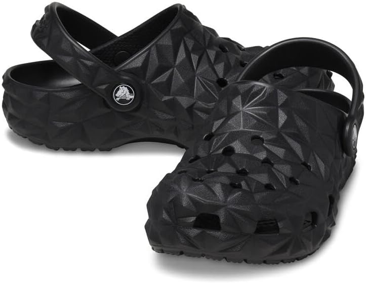 Унисекс сабо Crocs Classic Geometric, 11 Little Kid Black — фото 4