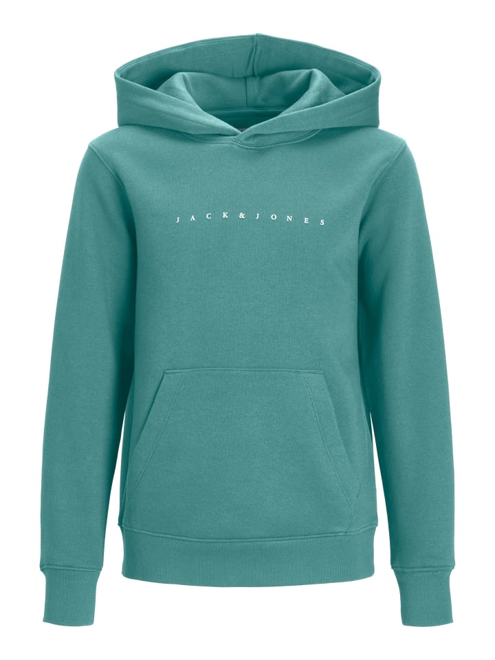 

JACK & JONES Junior Толстовка с капюшоном JJESTAR JJ SWEAT HOOD JNR, цвет минерально-голубой