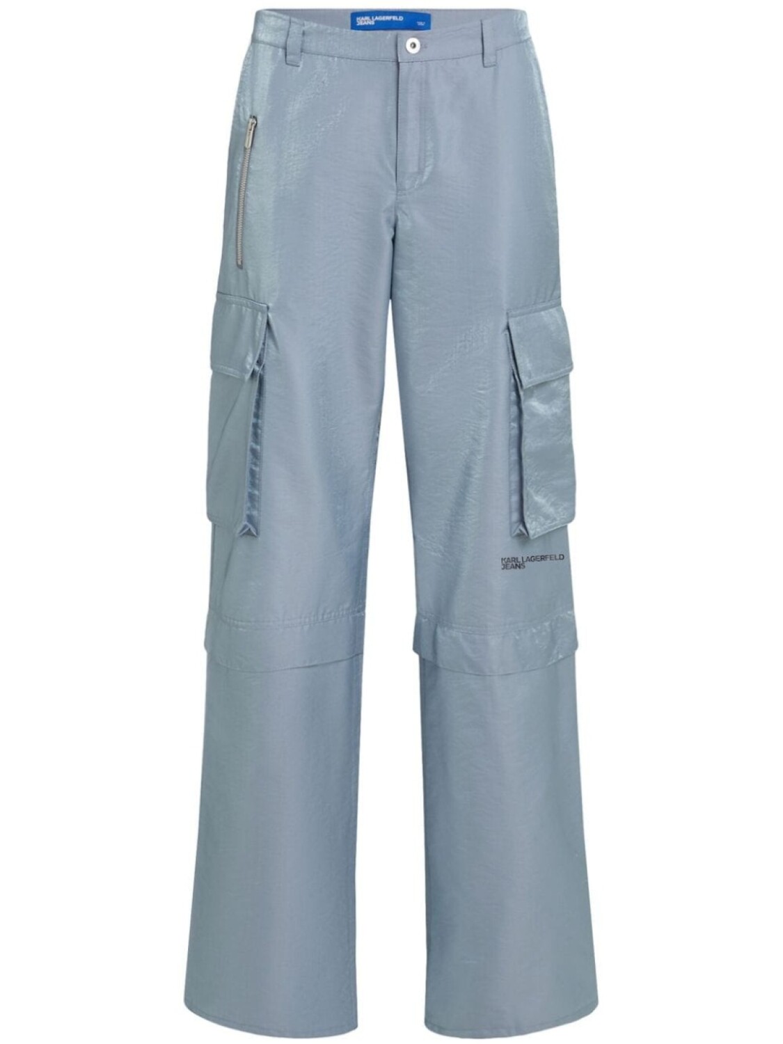 

Karl Lagerfeld Jeans брюки карго с голографическим эффектом, синий