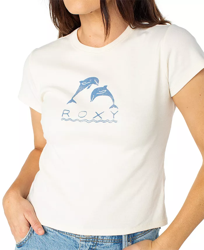 

Футболка для малышей "Sunset Dreams 90S" из хлопка Roxy, коричневый/бежевый