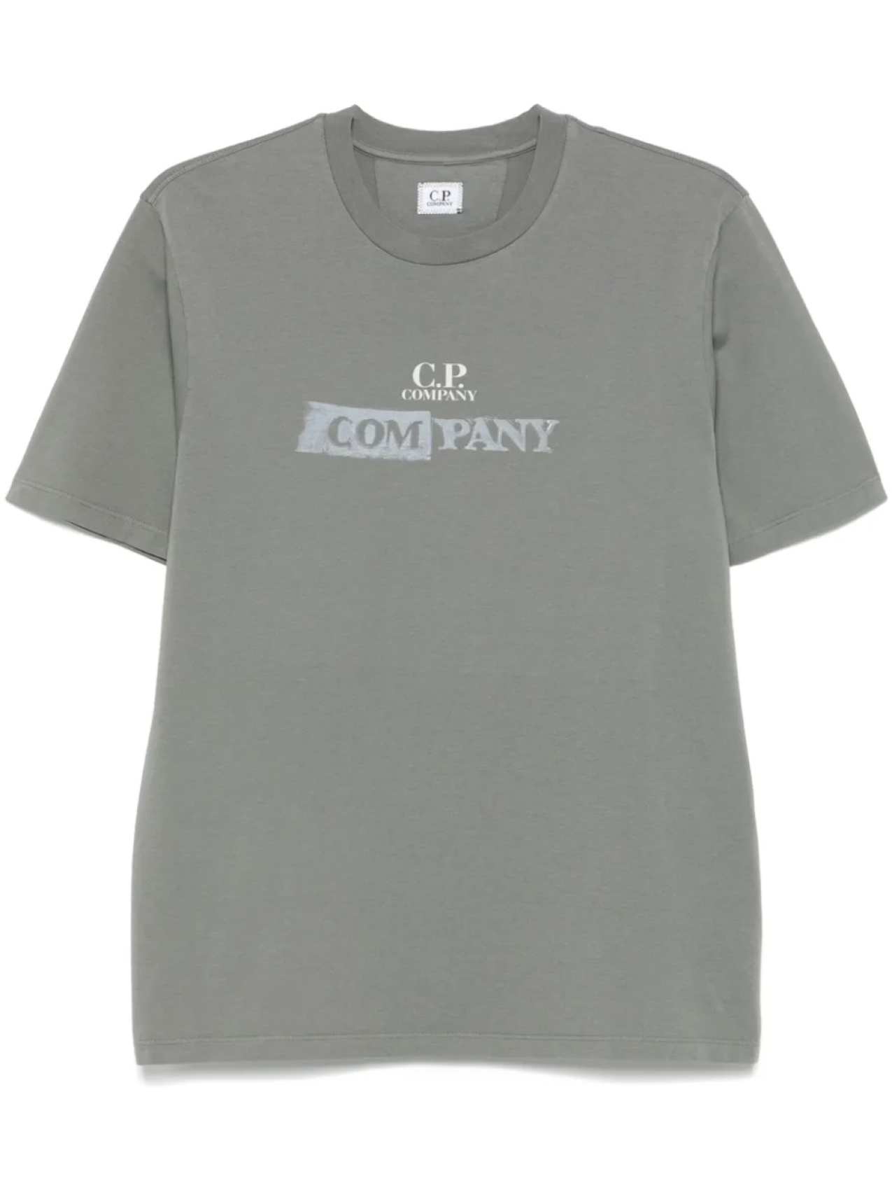 

Футболка из джерси с логотипом C.P. Company, серый