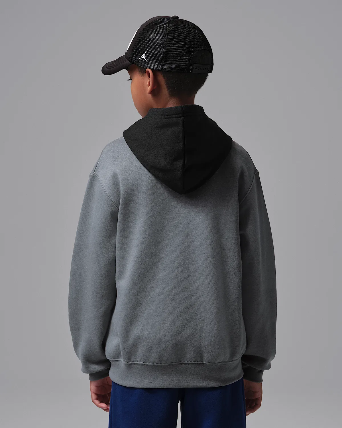 Детская толстовка Jordan Brooklyn Fleece, Black — фото 2