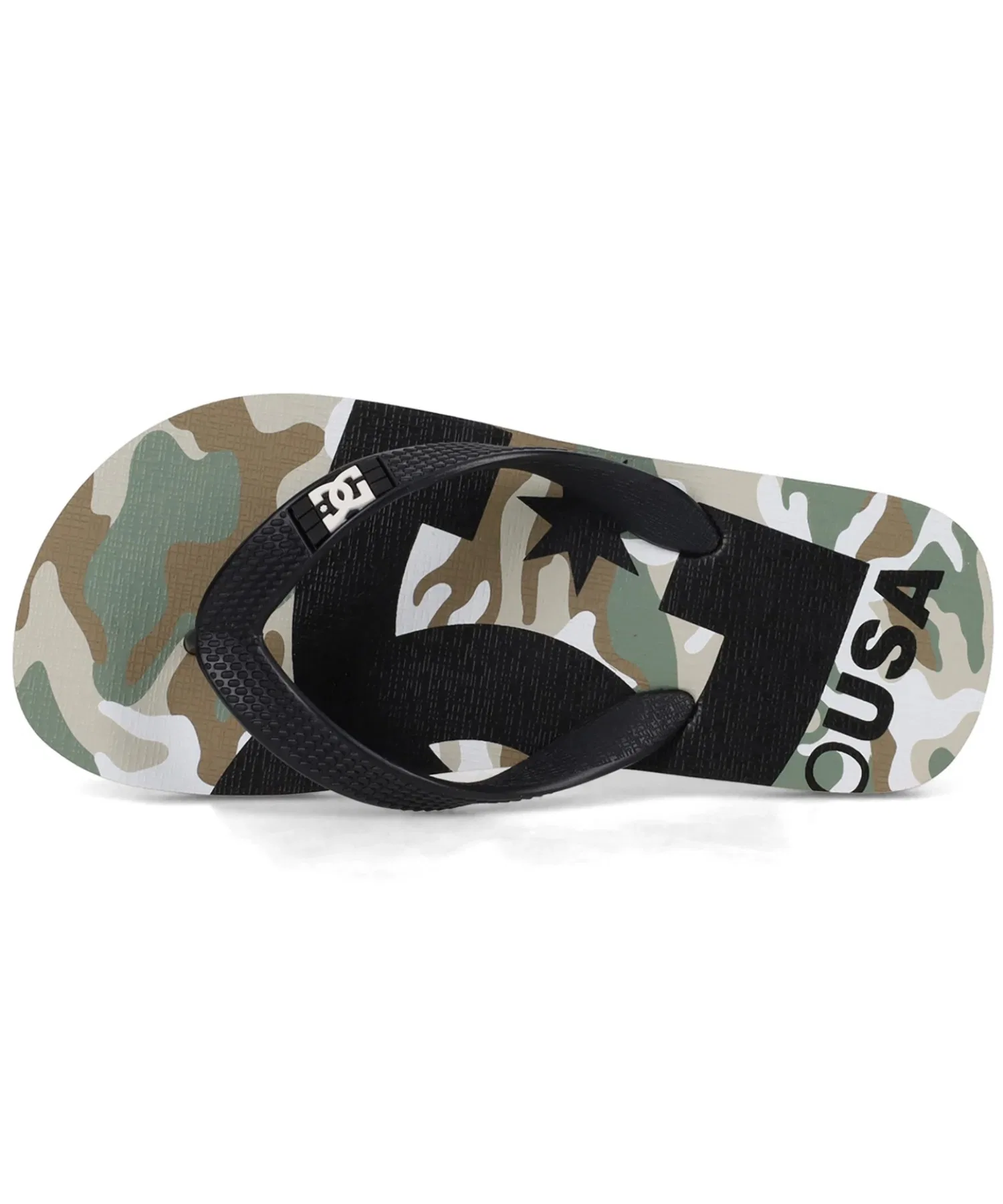 Детские пляжные сандалии DC Shoes SPRAY GRAFFIK чёрно-белые — фото 4