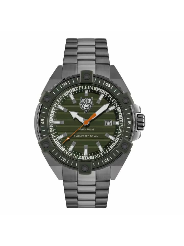 

Plein Sport Мужские аналоговые часы зеленого цвета