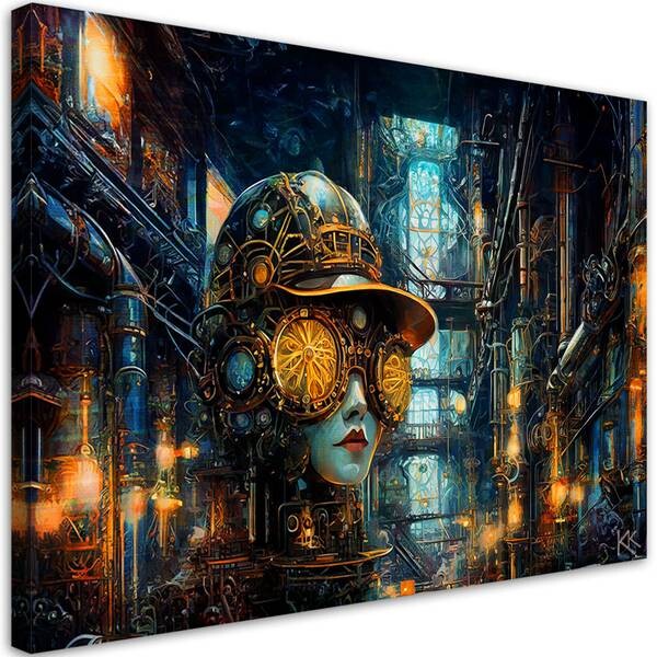 

Картина арт-принт KUNSTLOFT Engineer's Clockwork Vision 1, золотой