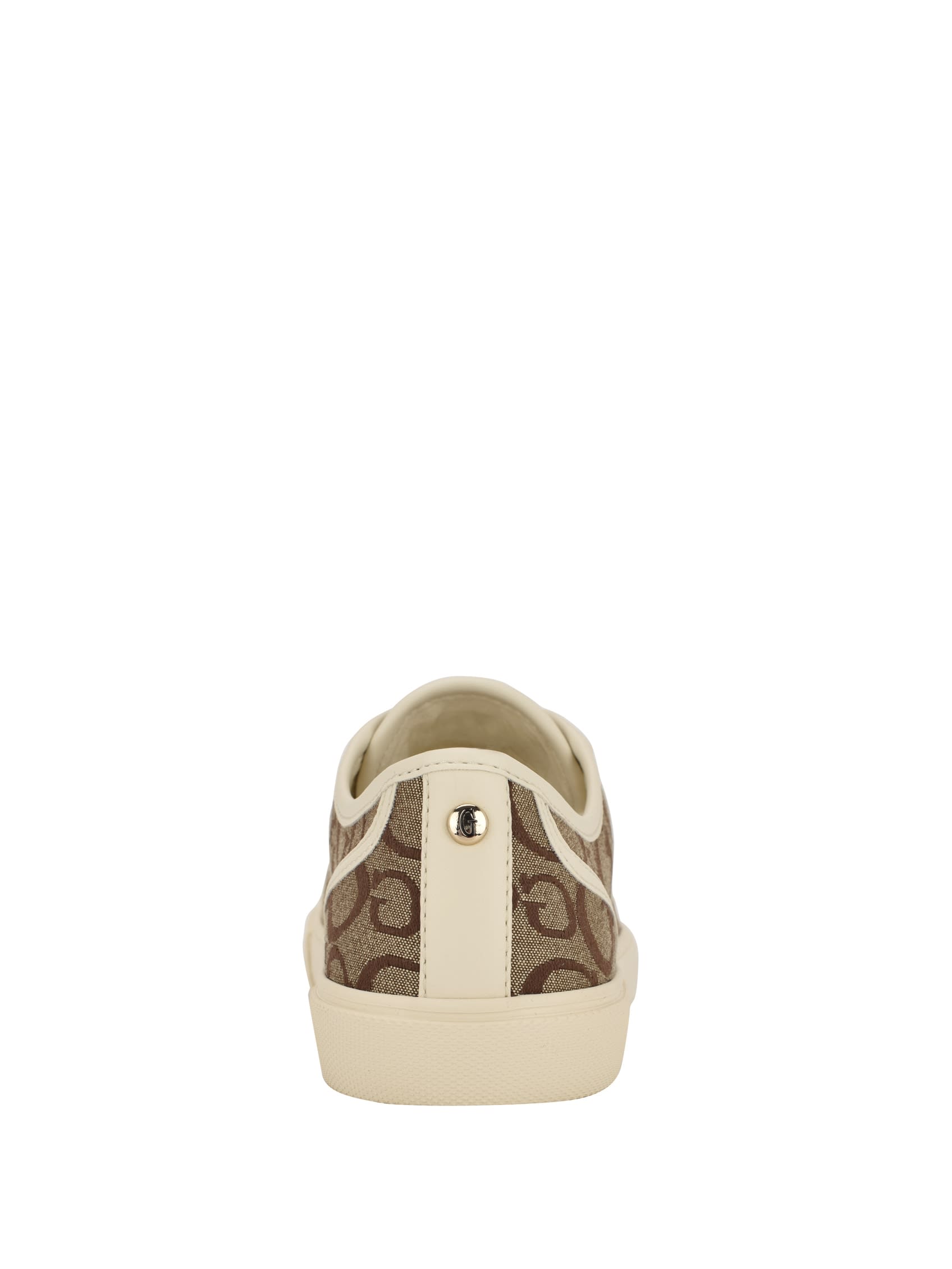 Кроссовки Melya Logo Low-Top Guess Factory, светло-коричневый — фото 3