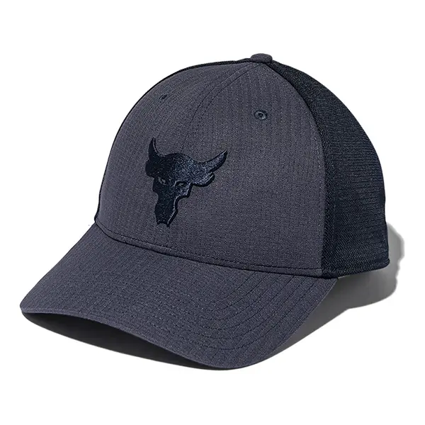 

Бейсболка project rock trucker hat 'navy' Under Armour, синий