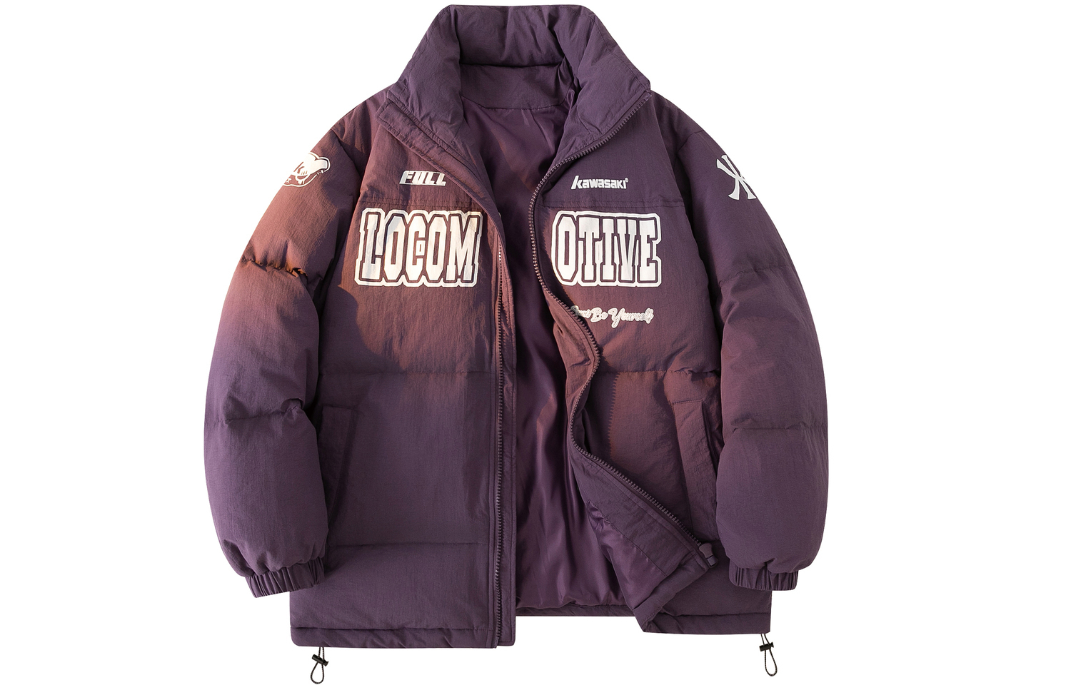 

Kawasaki Унисекс пуховик, Purple (Motorcycle Style)