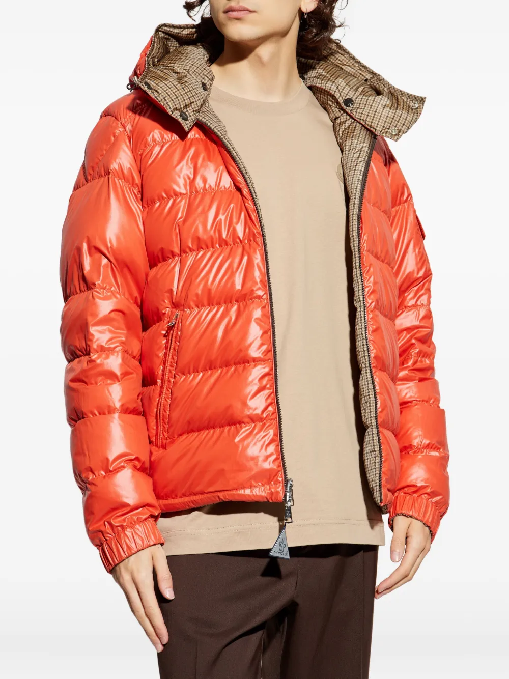 Двусторонняя утепленная куртка Jonage MONCLER, коричневый — фото 4