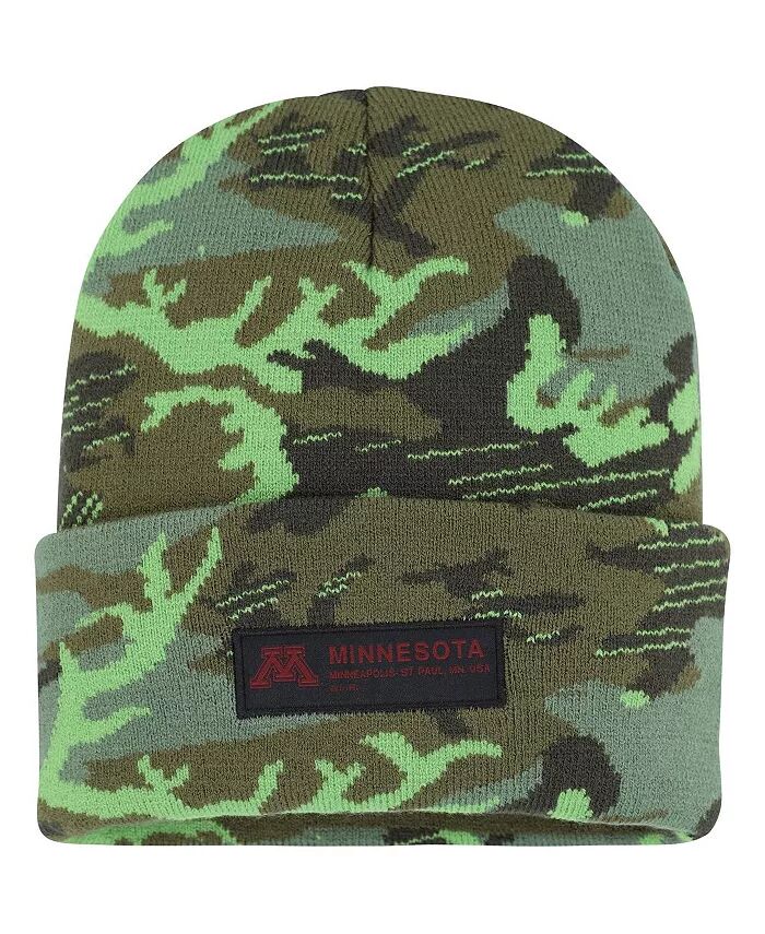

Мужская вязаная шапка-манжета с камуфляжным принтом Minnesota Golden Gophers Veterans Day Nike
