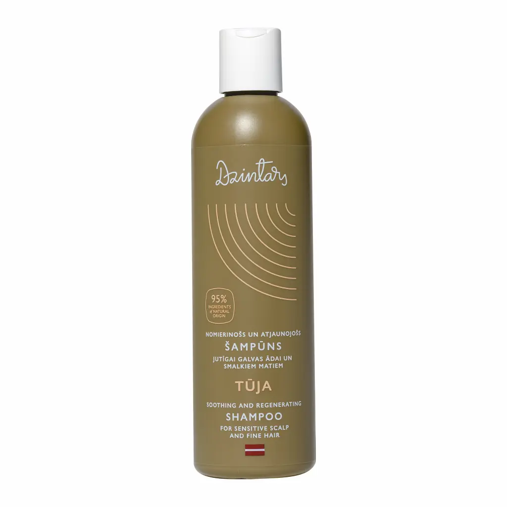 

Шампунь для чувствительной кожи головы shampoo for sensitive scalp and fine hair tūja Dzintars, 300 мл
