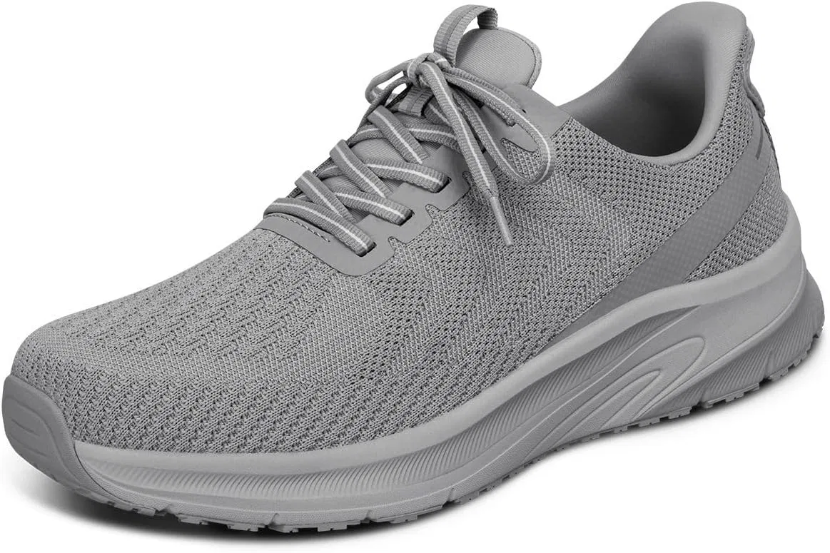 Мужские ортопедические кроссовки Orthofeet Tilos без использования рук, All Grey