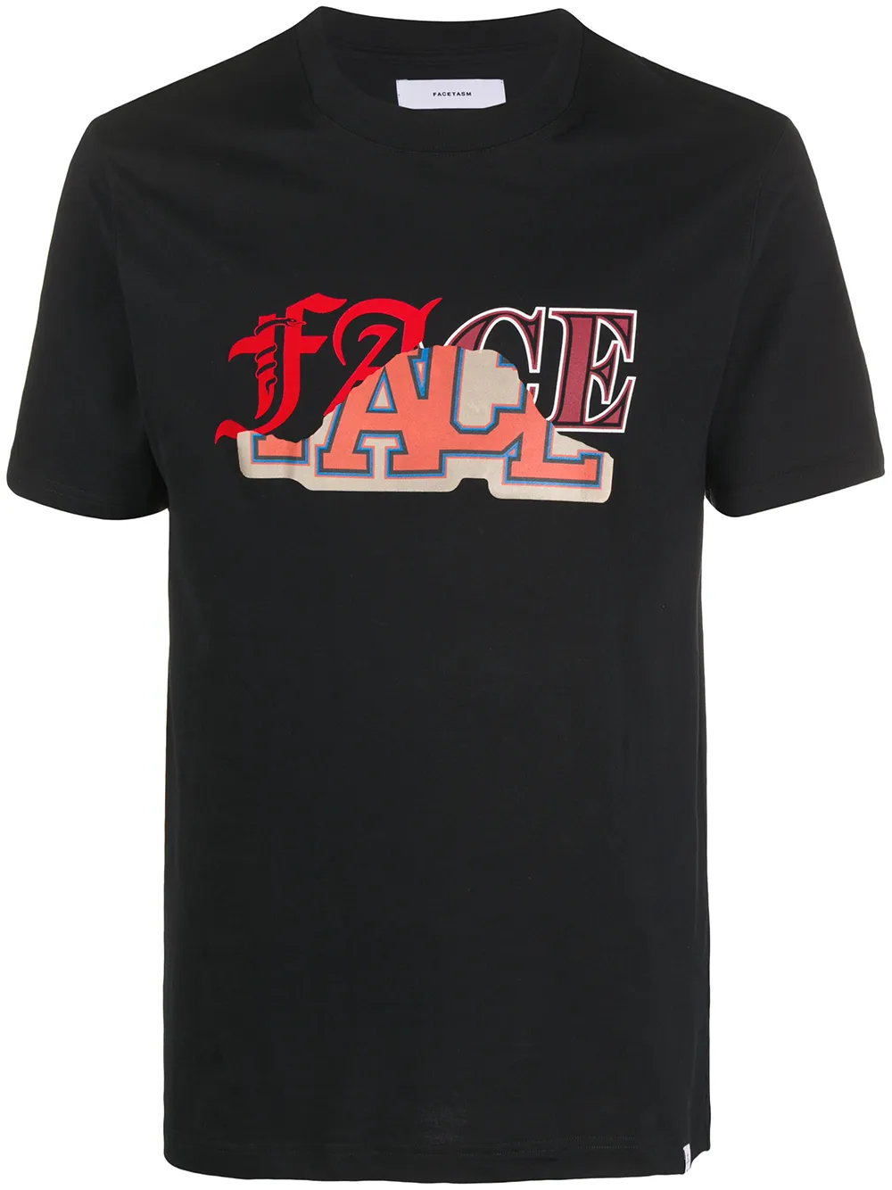 

Футболка с принтом Facetasm, черный