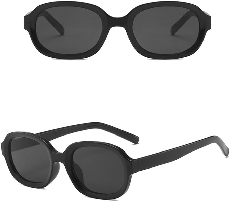 

Солнцезащитные очки 2026 года для мужчин и женщин, модные, овальной формы, для активного отдыха, с защитой от УФ-излучения UV400, женские, черные и серые MTZJH, One Color