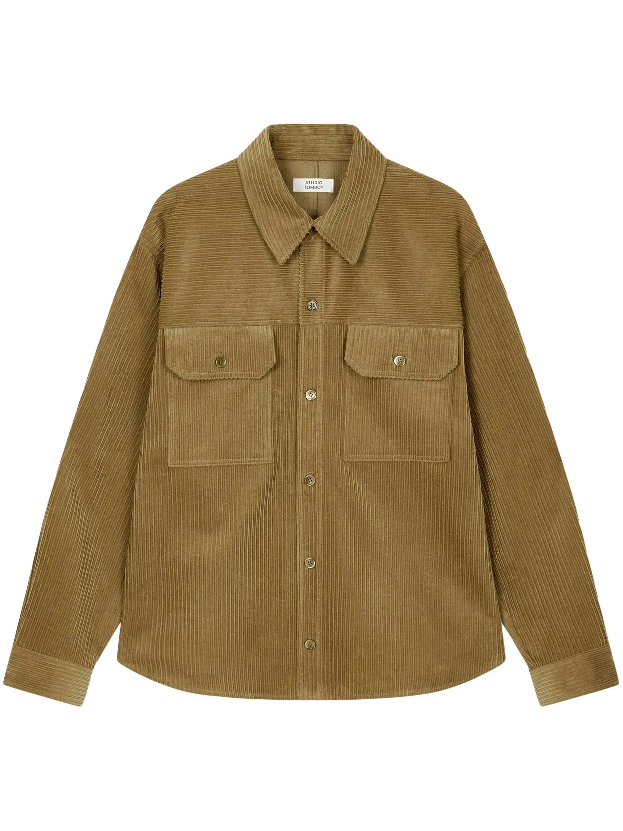 

Вельветовая рубашка Studio Tomboy, желтый