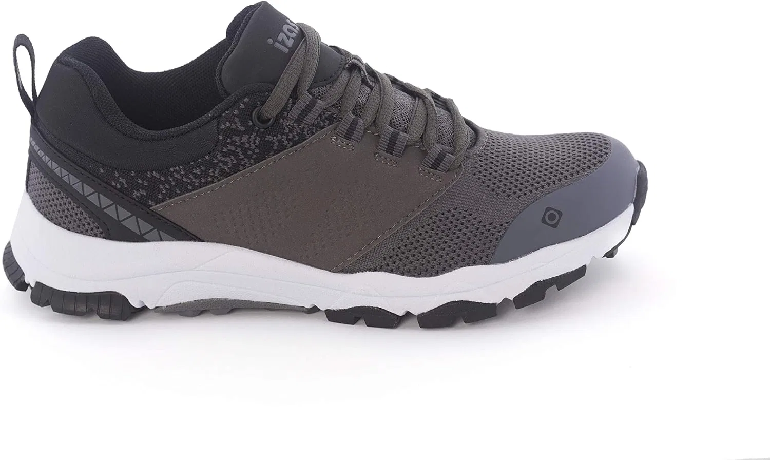 Кроссовки для бега IZAS Fiji унисекс для взрослых, Black Dark Grey — фото 2