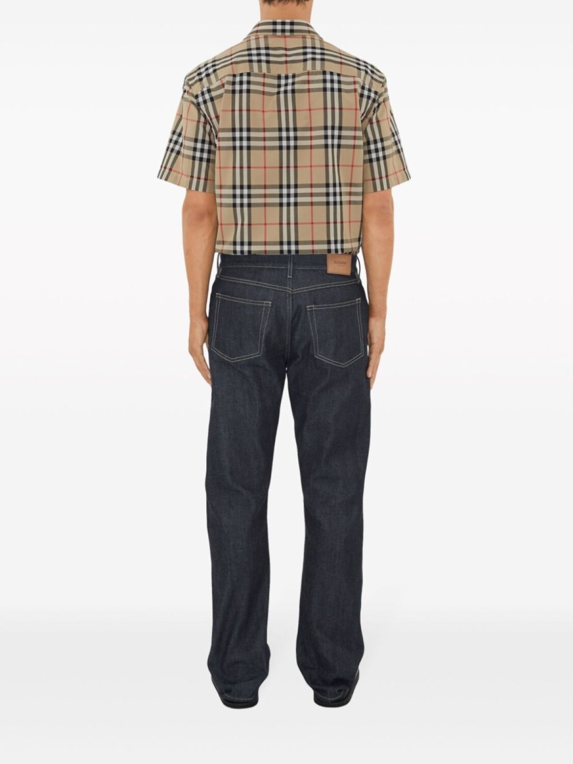 Рубашка Burberry Vintage Check, нейтральный цвет — фото 4