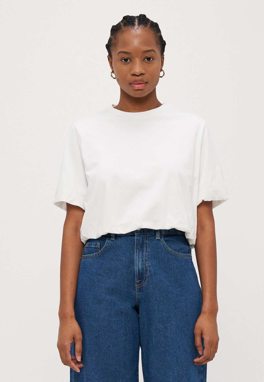 

Футболка с принтом VMAYA PENNY CROPPED Vero Moda Petite, белый