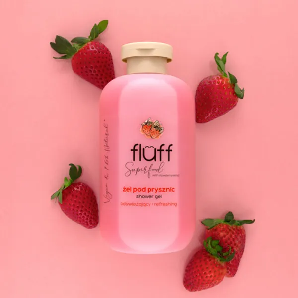 Освежающий гель для душа Gel Ducha Fresa Fluff, 500 ml — фото 2