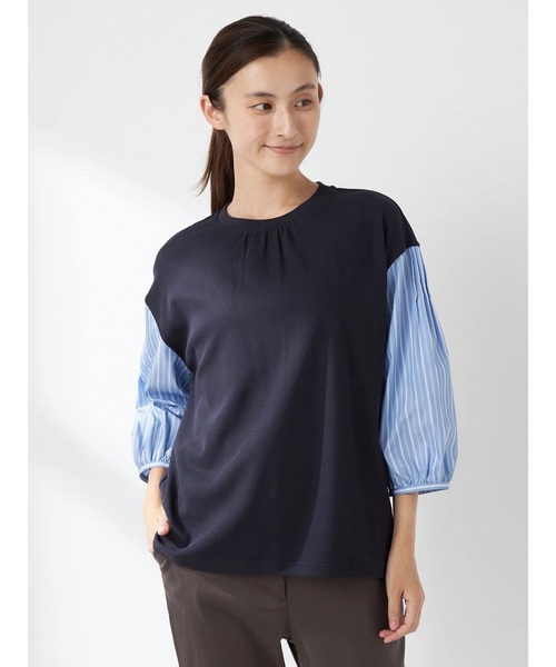 

Футболка с ткаными рукавами McGREGOR, темно-синий