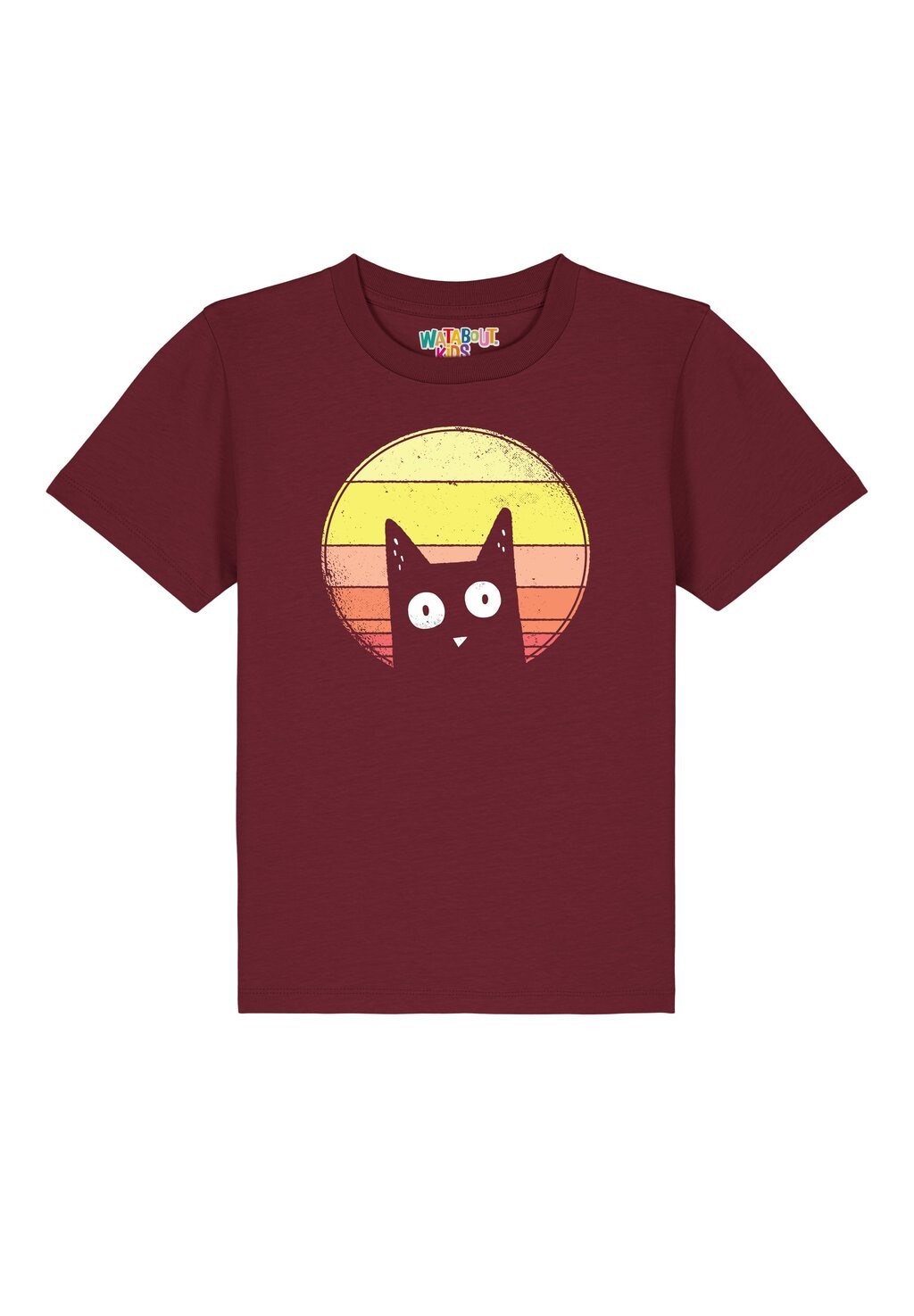 

Футболка с принтом Watapparel, цвет burgundy